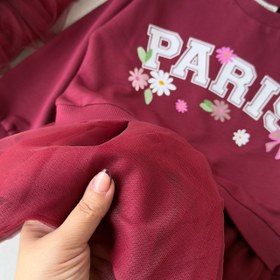 تصویر پیراهن زرشکی دیفکتو 