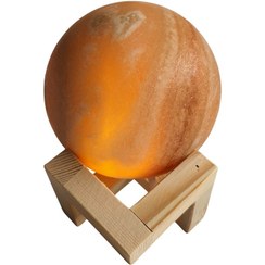 تصویر آباژور سنگ نمک گوی سایز ۸ سانتی متر مدل A2 