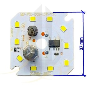 تصویر چیپ 10 وات برند MS برق مستقیم DOB 10Wمناسب برای تولید وتعمیرلامپ chep led