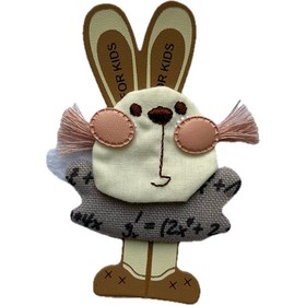 تصویر تکه دوزی طرح خرگوش 