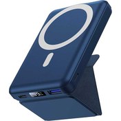 تصویر پاوربانک قابل حمل بی‌سیم مغناطیسی Yiisonger بسته باتری 10000 میلی‌آمپر ساعتی تاشو با نمایشگر LED کابل USB-C شارژ سریع PD 22.5 واتی مغناطیسی برای iPhone 15/14/13/Pro/Mini/Pro Max 