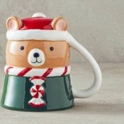 تصویر ماگ کریسمسی ۳۰۰ میل english home Happy Bear Dolomite 