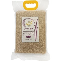 تصویر برنج قهوه ای طارم هاشمی اعلا ۲.۵ کیلوگرم بسته بندی وکیوم 