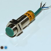 تصویر سنسور خازنی تبریز سنسور، AC-NC، قطر 18، دو سیمه، فاصله تشخیص 10mm، کد CS1810-CA 