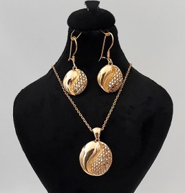 تصویر نیم‌ست طلا مدل ZH116 