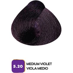 تصویر رنگ مو بادمجانی شماره 5.20 تا 7.20 دینوری 