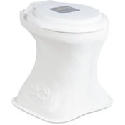 تصویر توالت فرنگی فایبر گلاس سایز کوچک شاخص طب کد 109 