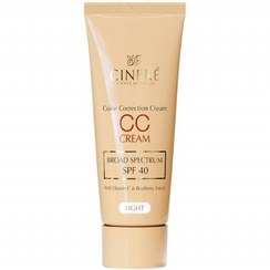 تصویر سی سی کرم سینره SPF 40 حجم 40 میلی لیتر - رنگ روشن 