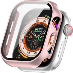 تصویر کاور محافظ اپل واچ سری 10 سایز 46 - Apple Watch Edition Series 10 - 46mm مدل Tempered Glass Case 