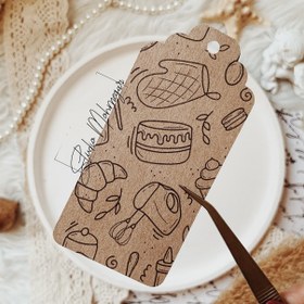 تصویر تگ قنادی کد 7 ( بسته 12 عددی ) 