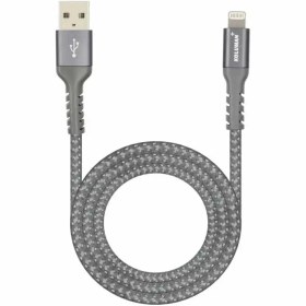 تصویر کابل تبدیل USB به لایتنینگ کلومن پلاس مدل +K2 طول 2 متر به همراه گواهی MFi از کمپانی اپل 
