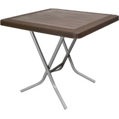 تصویر میز تاشو حصیری ناصر پلاستیک مدل 523 