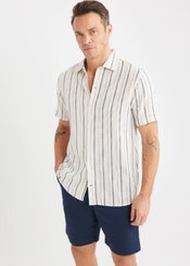 تصویر پیراهن آستین کوتاه راه راه مردانه | دفاکتو Defacto C8315AX25SP 