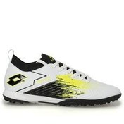 تصویر کفش فوتبال مردانه HYPER TF 4PR سفید مناسب چمن مصنوعی Lotto 
