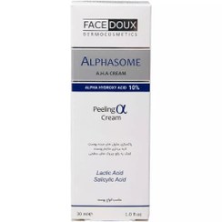 تصویر کرم لایه بردار فیس دوکس حاوی AHA 10% حجم 30 میلی لیتری Face Doux Exfoliating Cream Contains AHA 10% 30ml