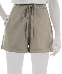 تصویر شلوارک نخی راحتی زنانه سوپردرای مدل W19S40103T 