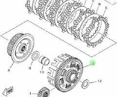 تصویر صفحه کلاچ یاماها MT25 