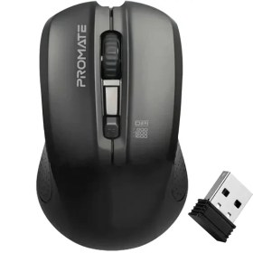 تصویر ماوس بی سیم پرومیت مدل CONTOUR- مشکی Comfort Performance Wireless Ergonomic Mouse