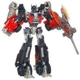 تصویر ربات اسباب بازی تبدیل شونده هاسبرو سری Transformers مدل Mechtech Fireburst Optimus Prime 