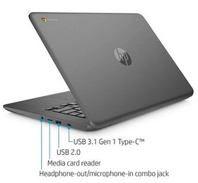 تصویر لپ‌تاپ کروم‌بوک استوک HP مدل 14-G4 بسیار تمیز HP Chromebook Laptop- 14-G4 | CPU: Celeron |RAM: 4GB | SSD: 16 GB |14 inch