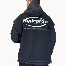 تصویر کاپشن کلاهدار جیب پاکتی رویه مخمل2816 HYDROPRO 