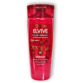 تصویر شامپو لورآل، سری Elvive، مدل Color Vibrancy(مو رنگ‌شده)، حجم 591 میلی‌لیتر L'Oréal Paris Elvive Color Vibrancy Protecting Shampoo 591ml
