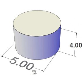تصویر آهن ربا نئودیمیوم 5x4 سوپرمگنت بسته 