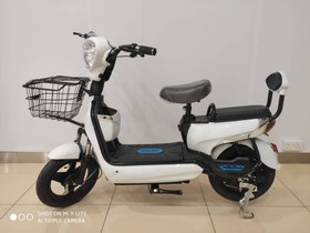 تصویر موتور سیکلت برقی ( اسکوتر برقی ) E.BIKE مدل X1 سفید 