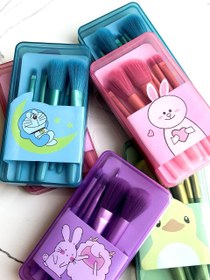 تصویر ست براش ۶تیکه - بنفش 