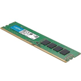 تصویر رم کامپیوتر کروشیال تک کاناله 16 گیگابایت با فرکانس 2666MHz Crucial DDR4 2666MHz 16GB CL19 Desktop Memory