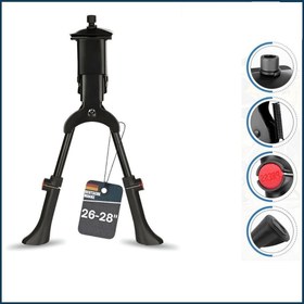 تصویر جک موتوری دوپایه تنظیمی دوچرخه سایز ۲۹-۲۴ 