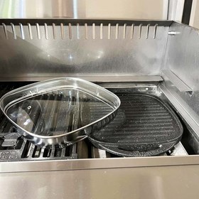 تصویر چدن درب دار مربع 