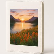 تصویر جلد سررسید با چرم و چاپ سابلیمیشن 