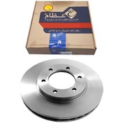 تصویر دیسک ترمز چرخ جلو نیسان وانت عظام ا Front Brake Disc Ezam For Nissan Pickup Z24 