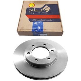 تصویر دیسک ترمز چرخ جلو نیسان وانت عظام ا Front Brake Disc Ezam For Nissan Pickup Z24 