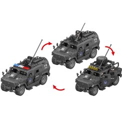 تصویر ماک لگو ماشین نظامی Humvee طرح S.W.A.T 