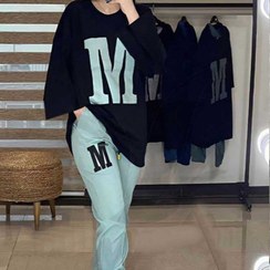 تصویر ست تیشرت شلوار لش M (پک 6 عددی) 