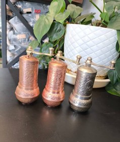 تصویر آسیاب دستی برنجی ترک اصلی 