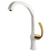 تصویر شیر ظرفشویی البرز روز مدل رومئو شیری طلامات AlborzRooz Kitchen Faucet, Romeo Gold-Maat