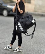 تصویر ساک ورزشی آدیداس کوله پشتی شو ( جا کفشی و جای شیکر مجزا ) کد 3115 