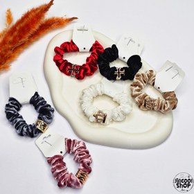 تصویر کش مو مخمل سگک دار 