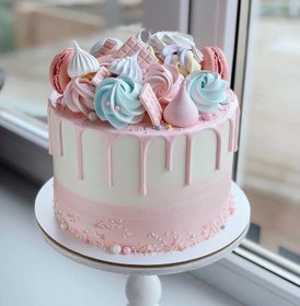 تصویر کیک شکلات های صورتی - سفید / یک کیلویی ا cake_shocolat_ha_ye_soorati cake_shocolat_ha_ye_soorati