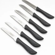 تصویر ست 6 تایی چاقوی اره ای میوه خوری تیغه آلمانی الگانت 828 
