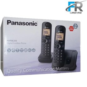 تصویر گوشی تلفن بی سیم پاناسونیک مدل KX-TGC212 Panasonic KX-TGC212 Cordless Phone