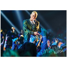 تصویر متال پوستر مستر پیکد طرح امینم Eminem کد PCD-MB1154 