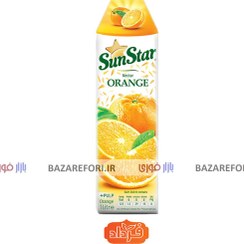 تصویر آبمیوه طبیعی پرتغال 1ليتری سان استار - بازار فوری آبمیوه طبیعی پرتغال 1ليتری سان استار
