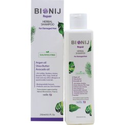 تصویر شامپو گیاهی مخصوص موهای اسیب دیده بیونیج 250 میلی لیتر Bionij Herbal Shampoo Damaged Hair 250 ml