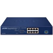 تصویر سوئیچ پلنت شامل 8 پورت +2.5G POE و یک پورت آپلینک +10G SFP با قابلیت VLAN مدل MGS-910XP 