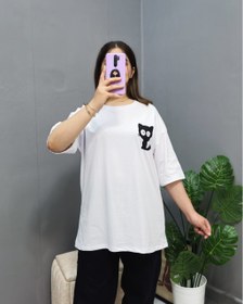 تصویر تیشرت لانگ گربه 