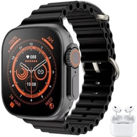 تصویر ساعت هوشمند کیوکی‌ویر مدل KW56 Ultra3 با بدنه آلومینیومی و بند سیلیکونی 